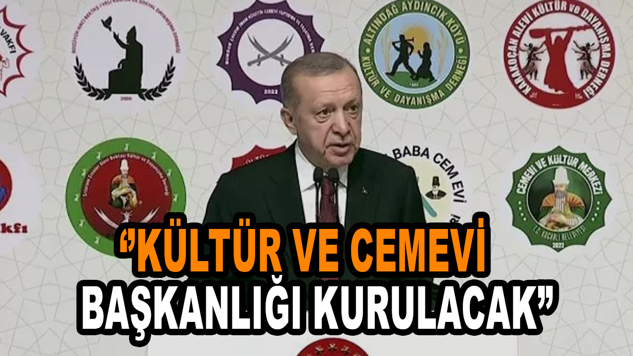 Cumhurbaşkanı Erdoğan'dan Alevi-Bektaşilere müjde