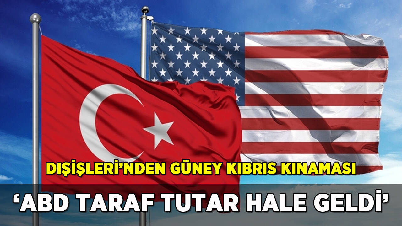 Türkiye'den ABD'ye Güney Kıbrıs için kınama