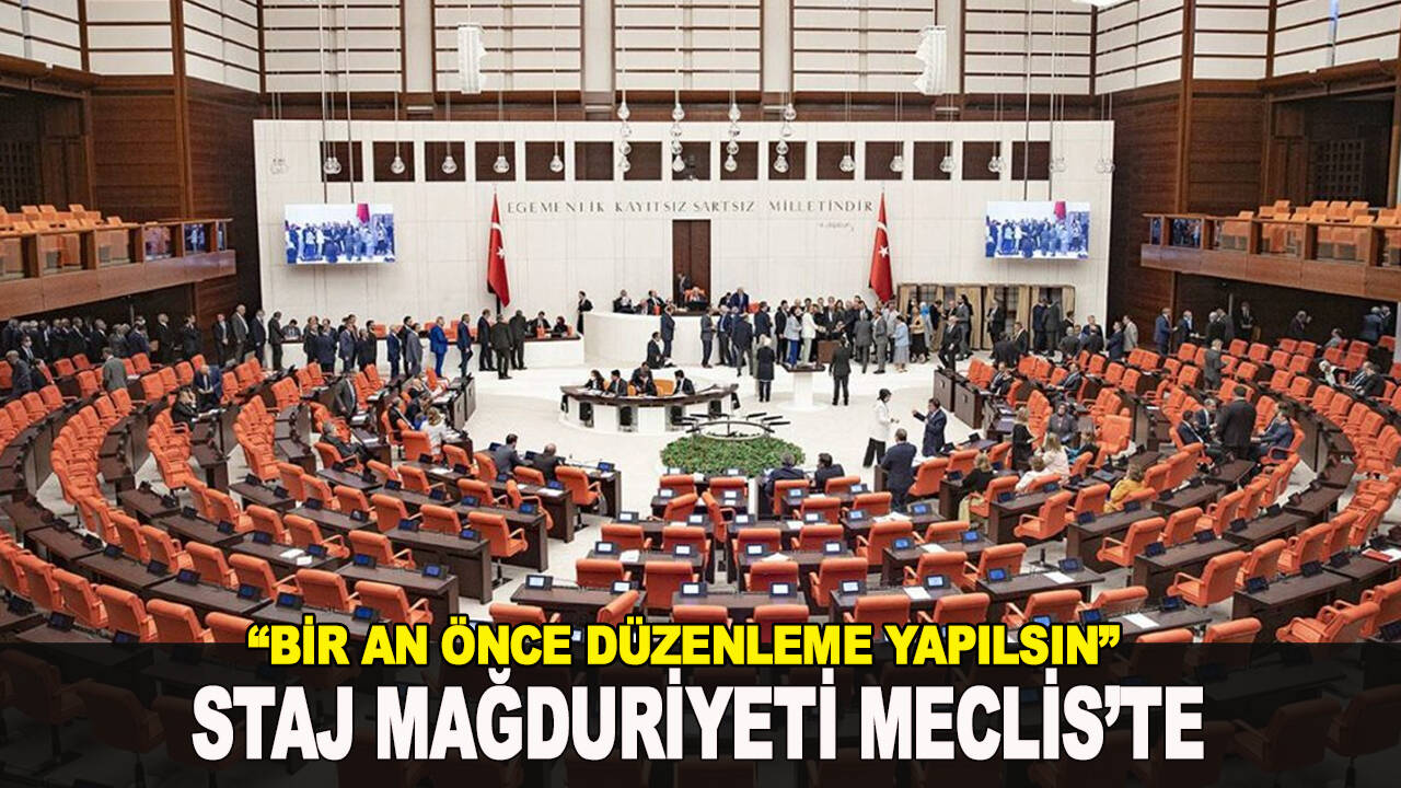 EYT’de staj mağduriyeti Meclis'te