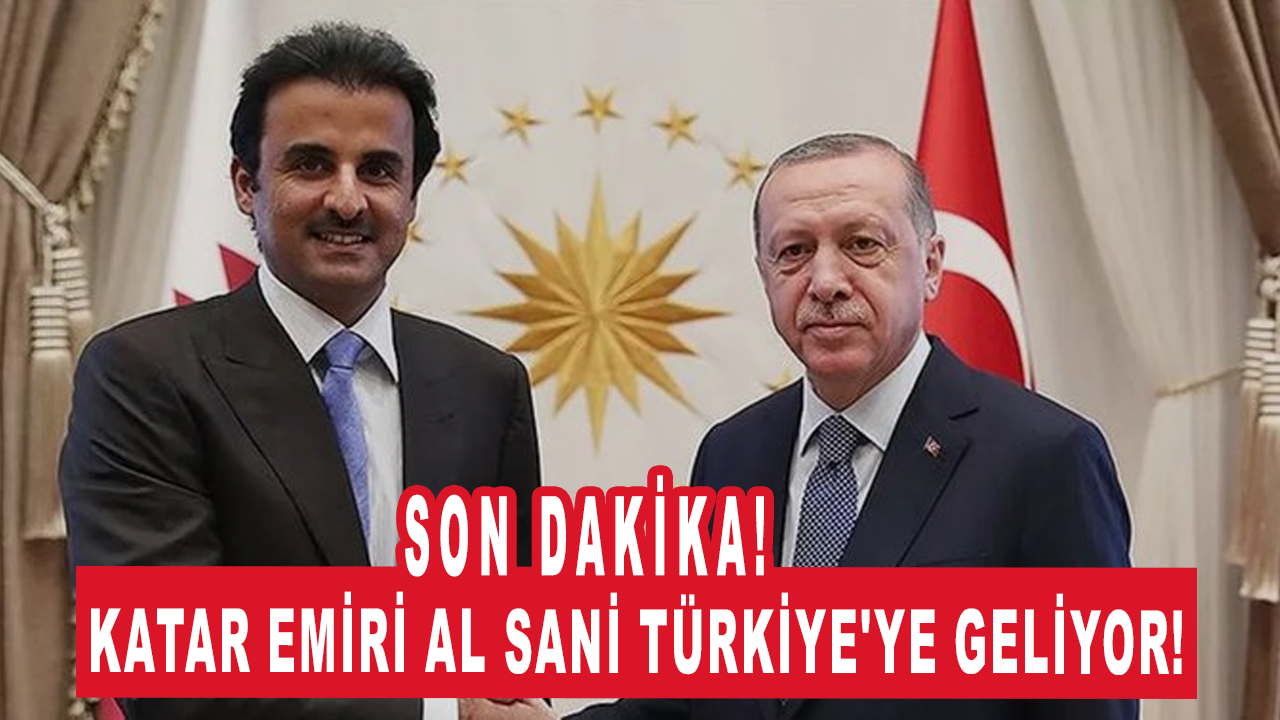 Katar Emiri Al Sani resmi ziyaret için Türkiye'ye geliyor!