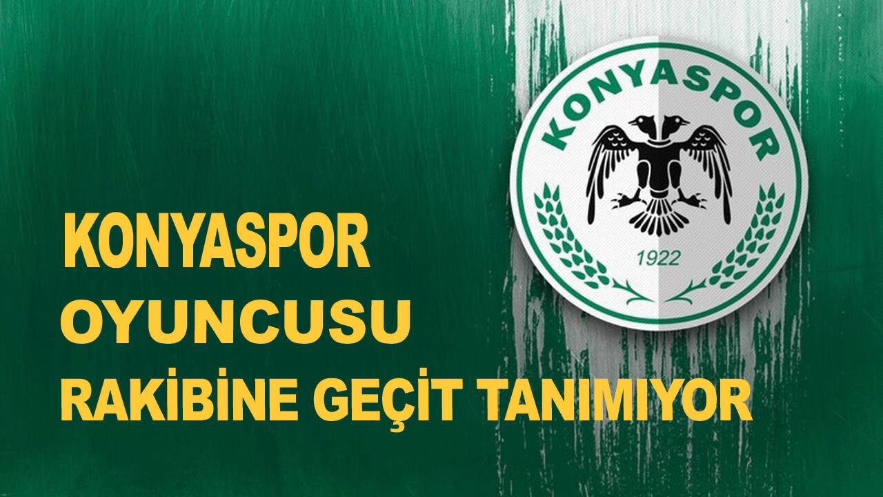 Konyaspor oyuncusu rakip golcülere geçit vermiyor