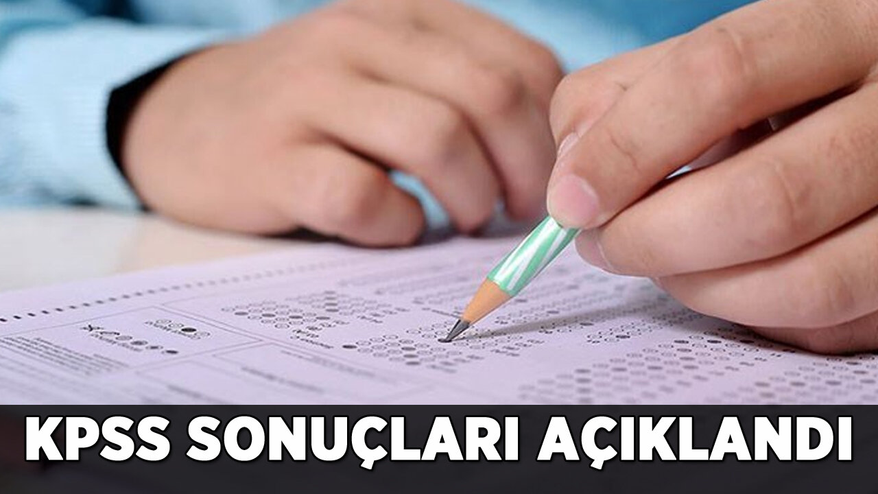 KPSS Lisans sonuçları açıklandı