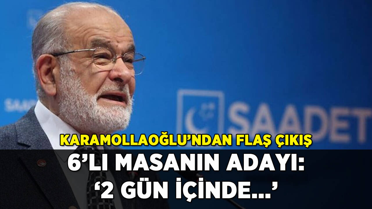 Karamollaoğlu'ndan adaylık çıkışı: '2 gün içinde...'