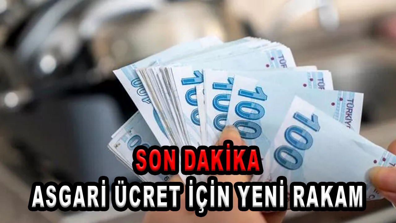 Son dakika...  Asgari ücret için yeni rakam