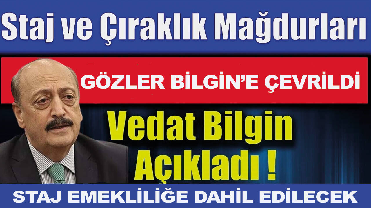 Staj mağduru vatandaşlar gözünü Vedat Bilgin'e çevirdi