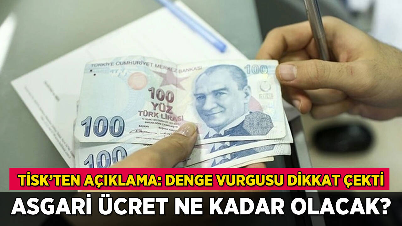 Asgari ücret ne kadar olacak? TİSK'ten açıklama