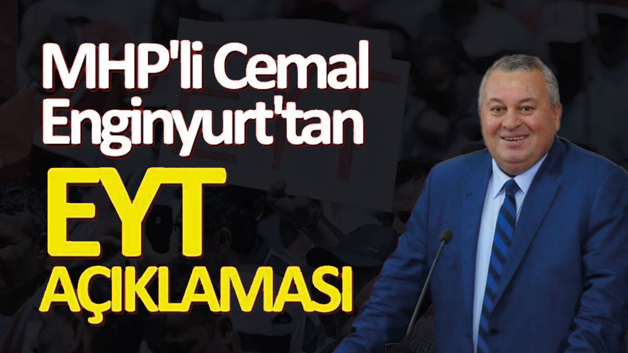 Cemal Enginyurt: "EYT ocak ayına yetişir"