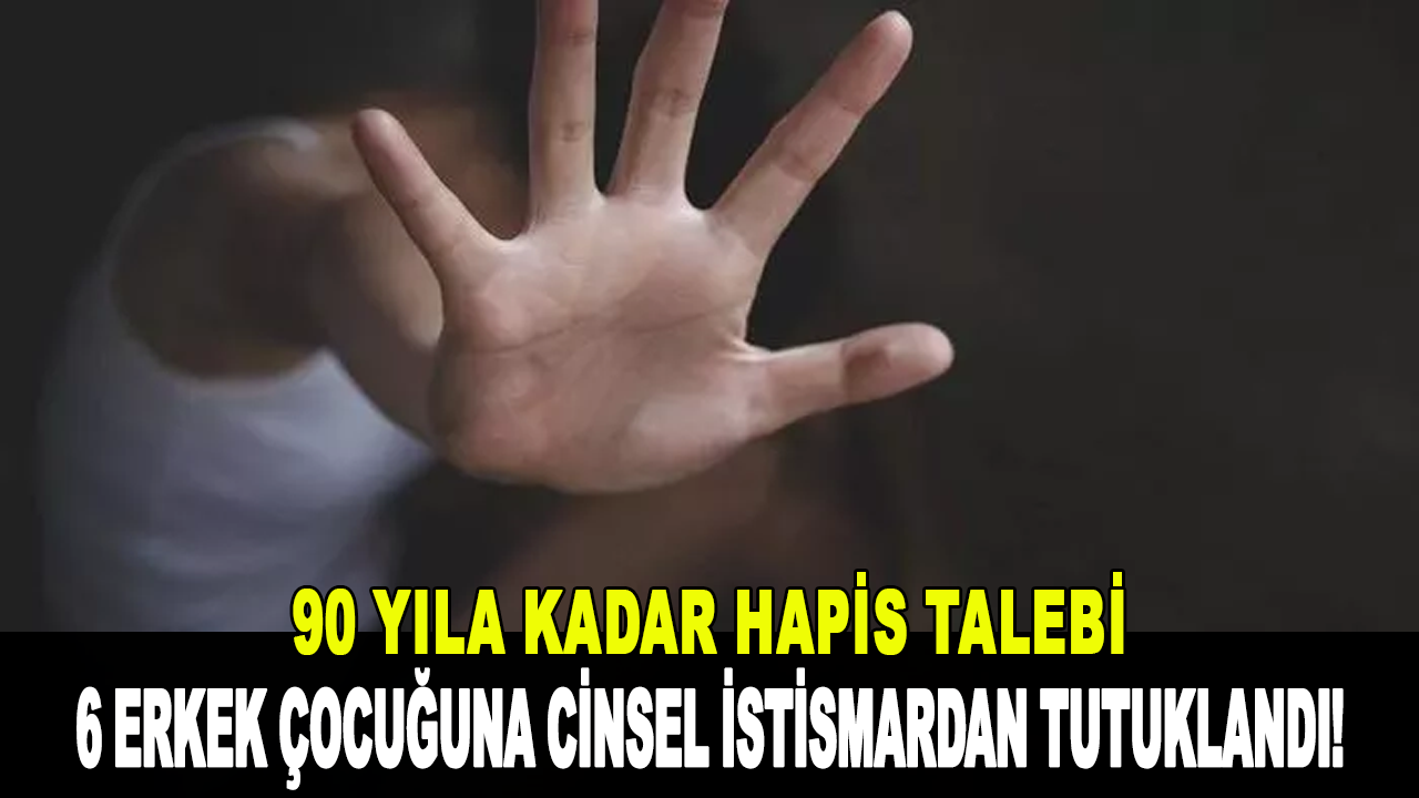 6 erkek çocuğuna cinsel istismardan tutuklanan antrenör hakkında 90 yıla kadar hapis talebi