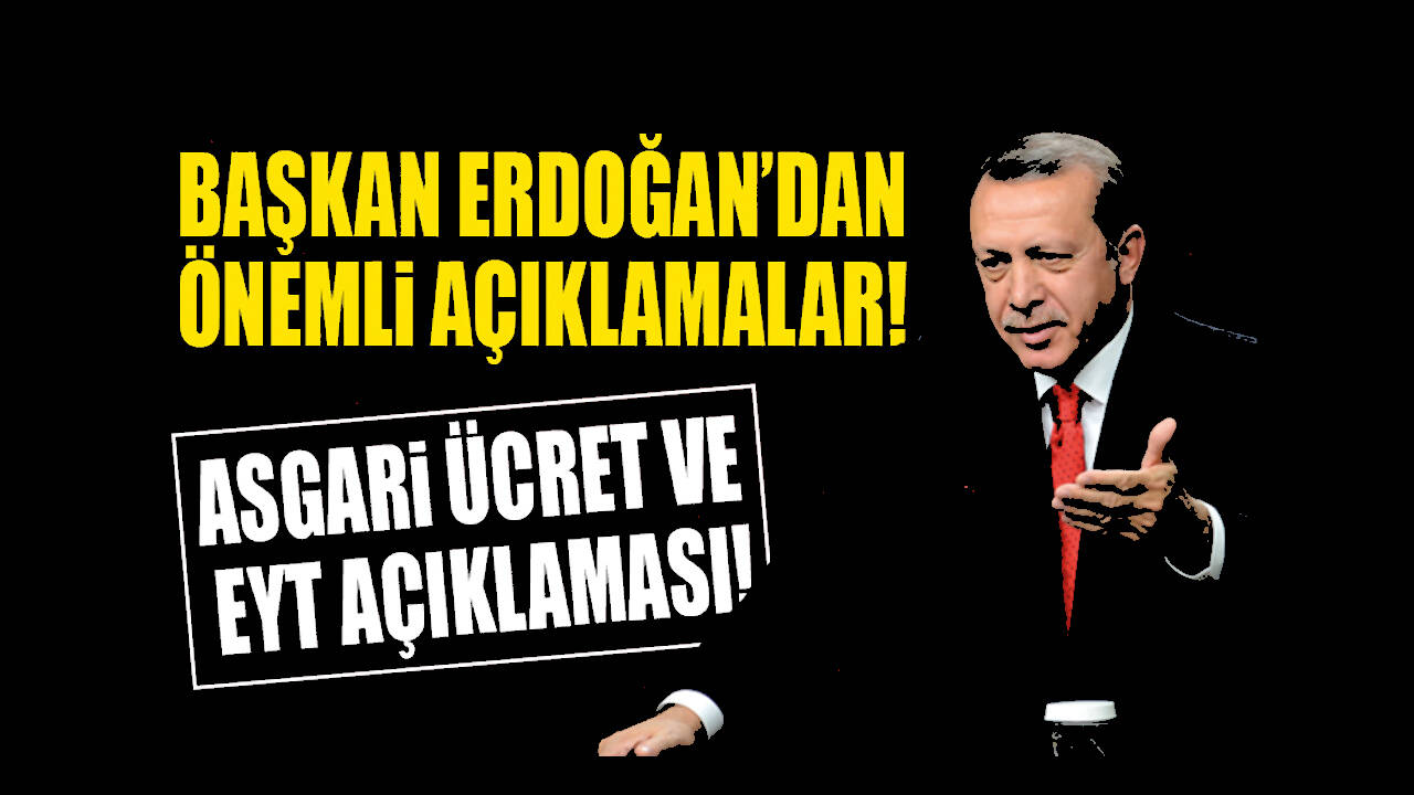 Cumhurbaşkanı Erdoğan EYT için yeni yılı işaret etti