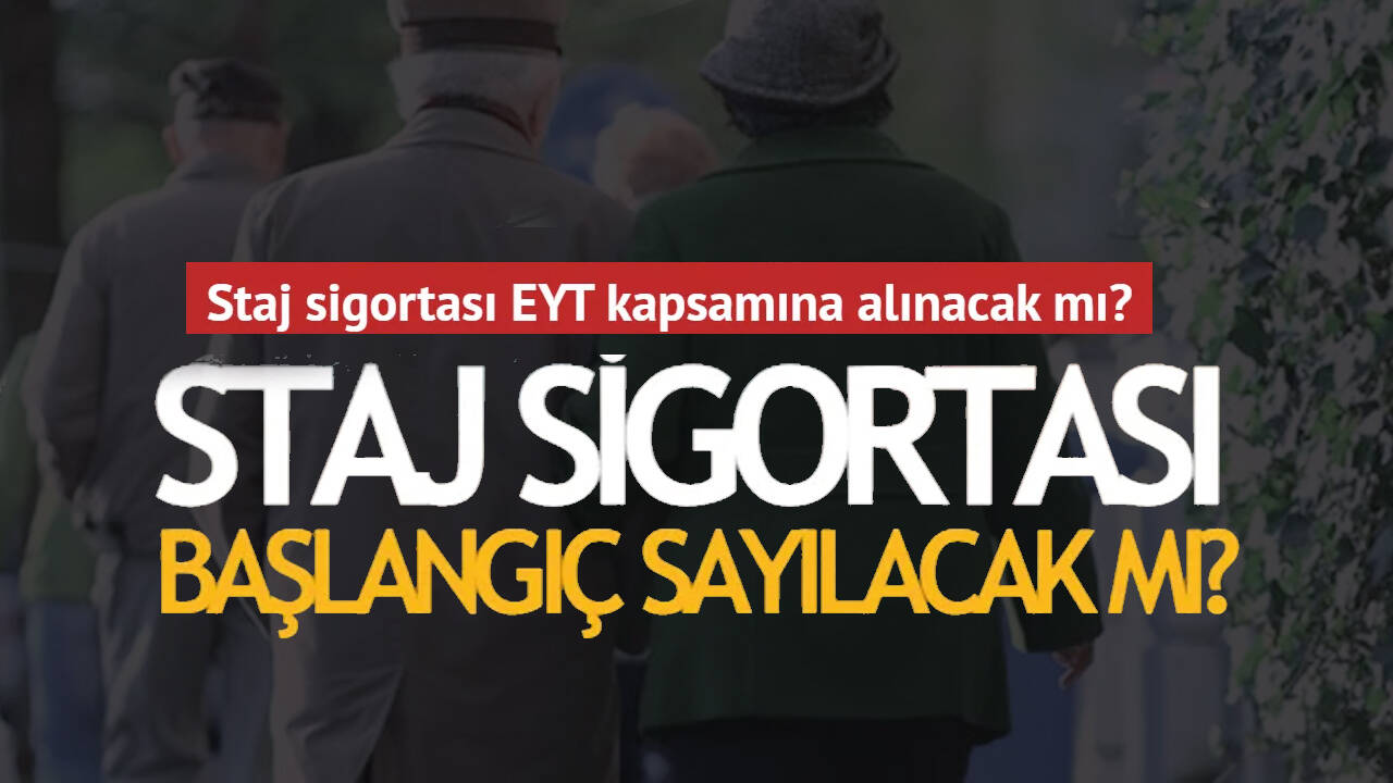 EYT Staj ve çıraklık sigortasında son durum ne?