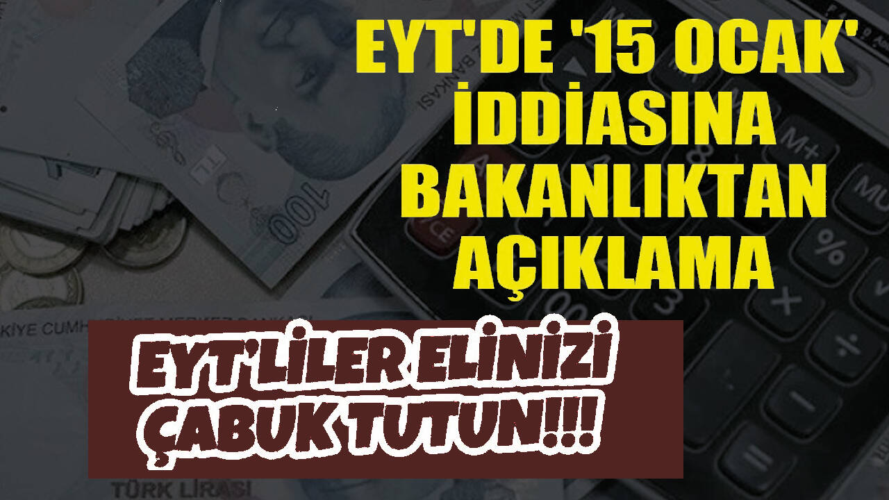 EYT takvimi nasıl işleyecek? Bakanlık açıkladı