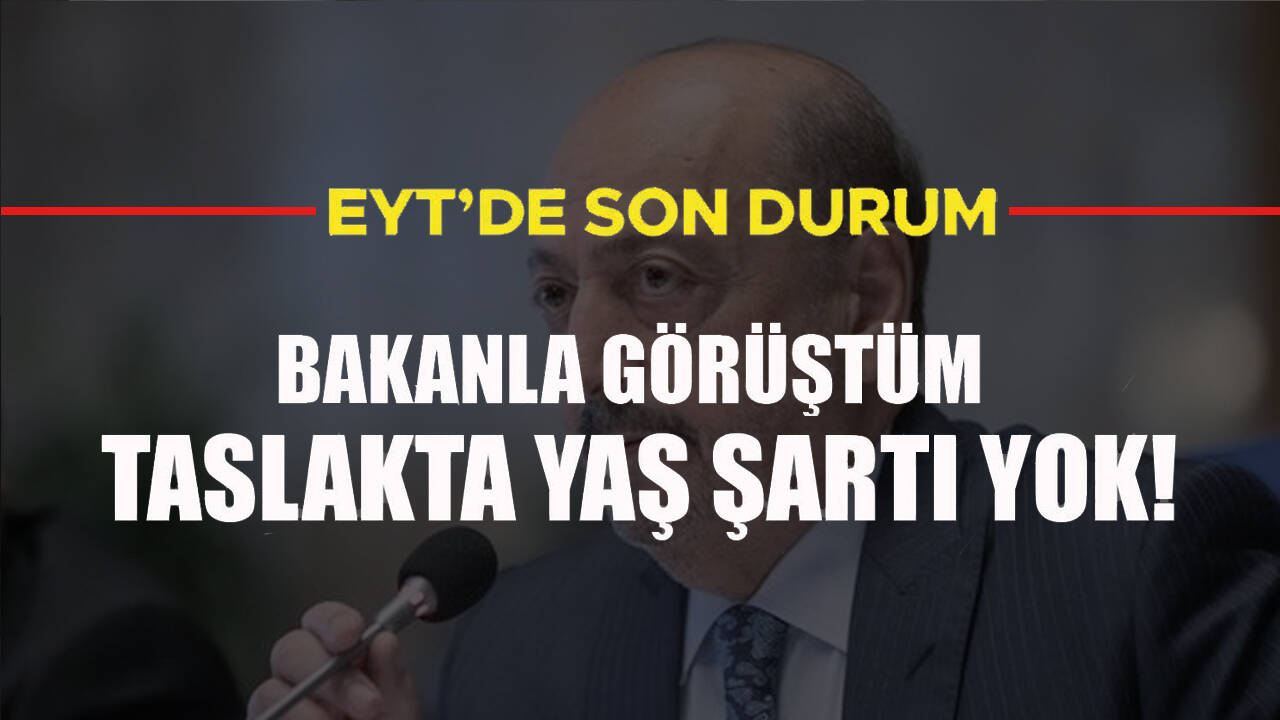 EYT'de son dakika gelişmesi!