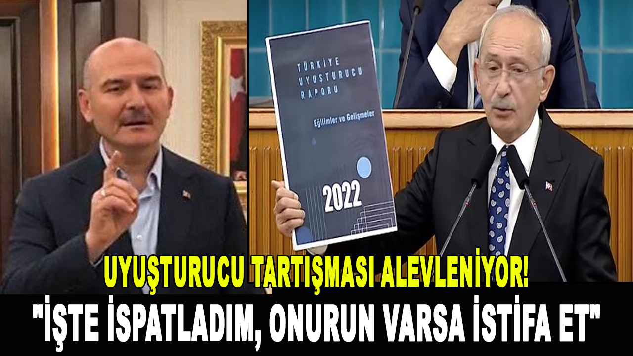 'Uyuşturucu' tartışması alevleniyor! Kılıçdaroğlu kürsüden raporu gösterdi