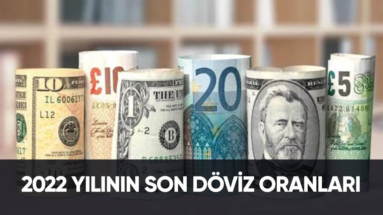 2022 yılının son döviz oranları