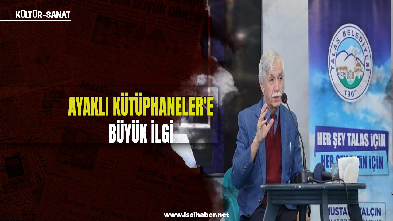 Ayaklı Kütüphaneler'e büyük ilgi