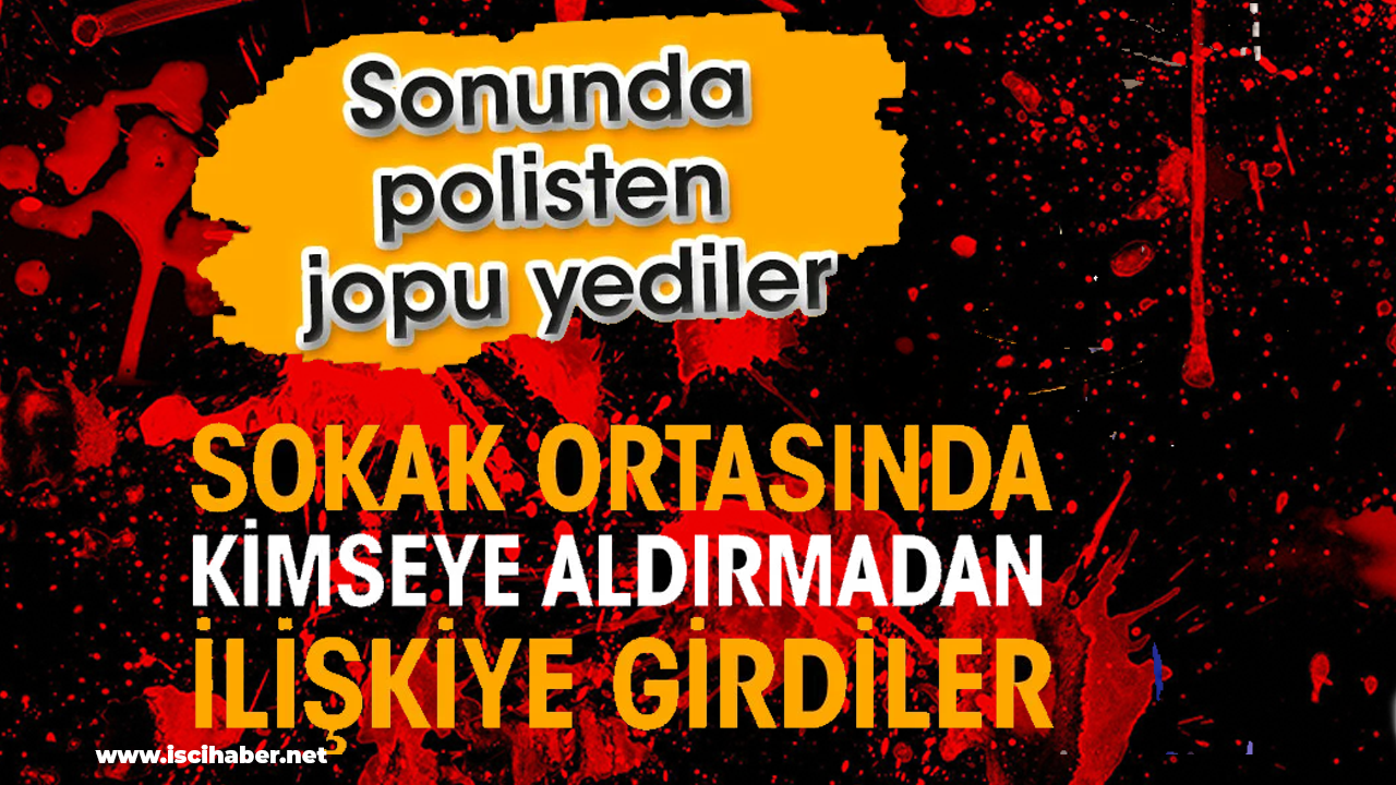 Sokak ortasında kimseye aldırmadan ilişkiye girdiler