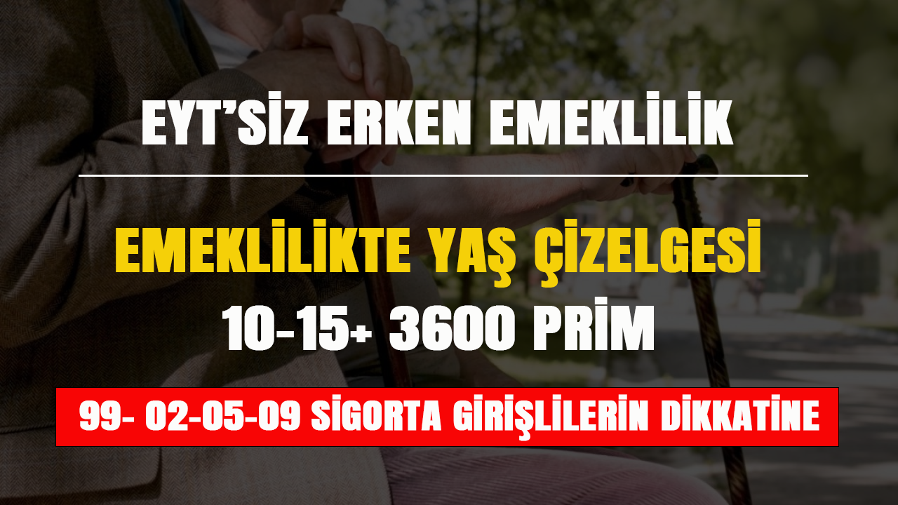 EYT'siz emekli olmak mümkün mü? İşte emeklilikte yeni yaş çizelgesi