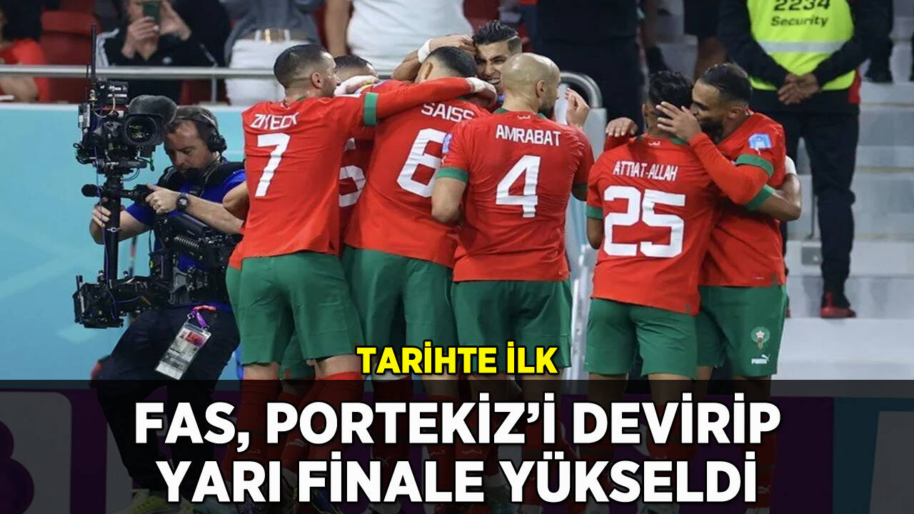 Fas tarih yazdı: Portekiz'i devirip yarı finale çıktı