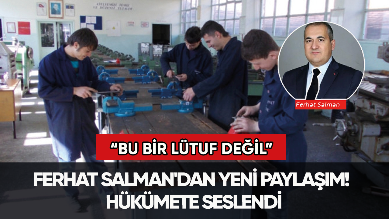 Ferhat Salman'dan yeni paylaşım! Hükümete seslendi