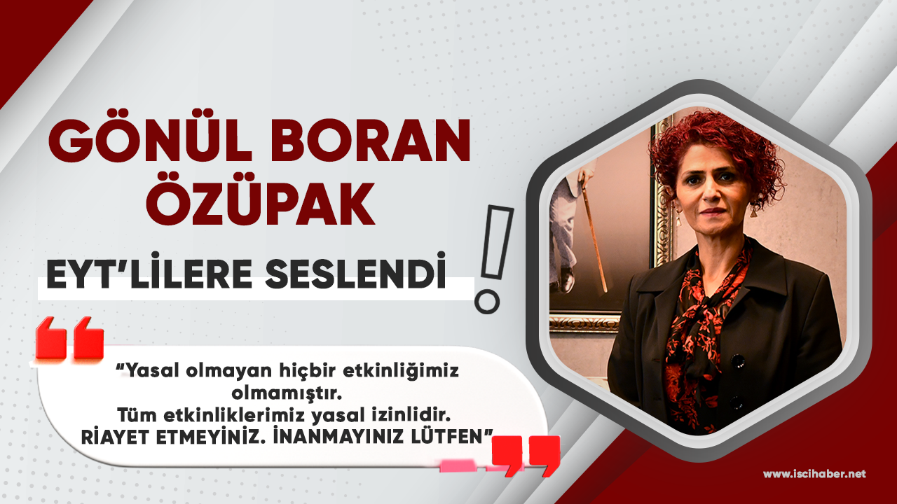 Gönül Boran Özüpak'tan önemli duyuru! "Riayet etmeyiniz"