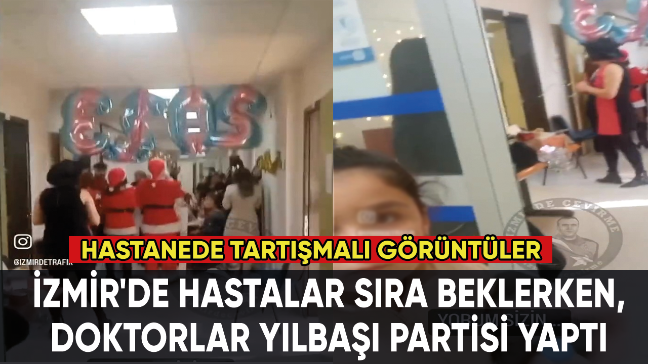 Hastanede tartışmalı görüntüler: Hastalar tedavi için beklerken parti verdiler