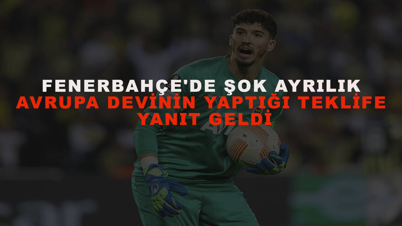 Son dakika: Fenerbahçe'de şok ayrılık