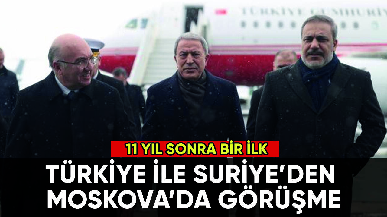 Türkiye'den Suriye'yle Moskova'da görüşme: 11 yıl sonra bir ilk