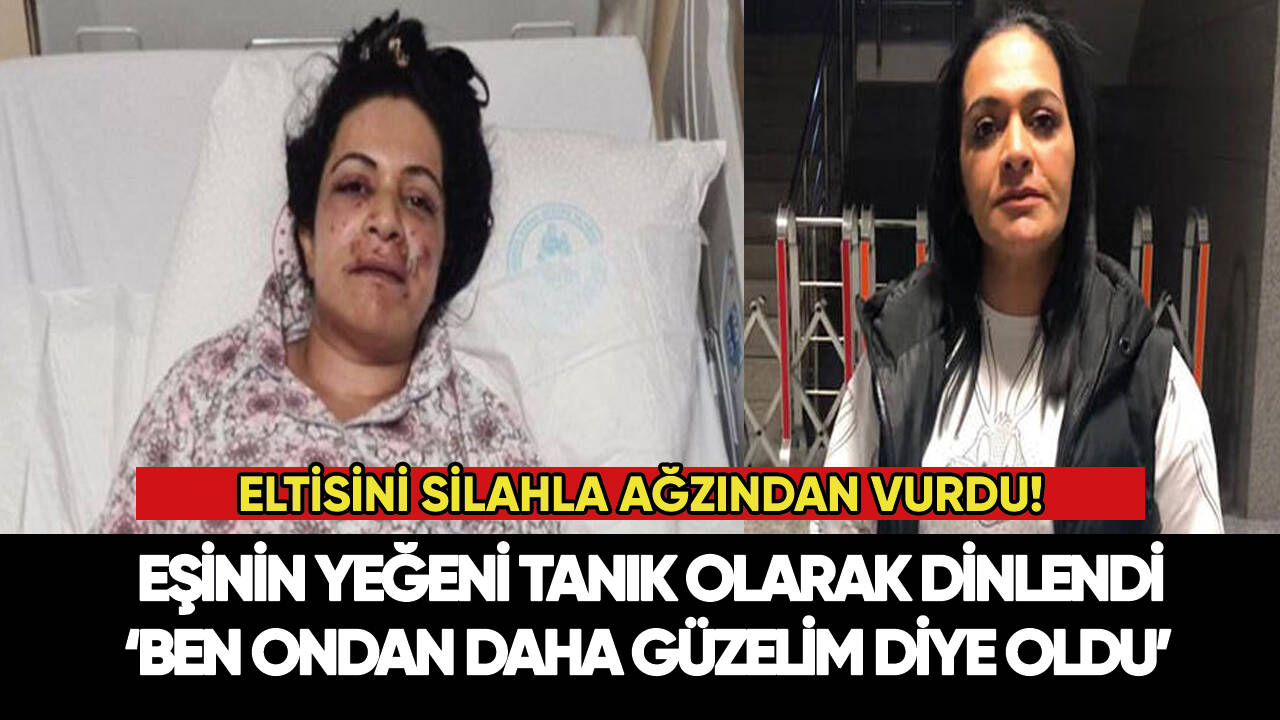 Eltisini silahla ağzından vurdu: ‘Ben ondan daha güzelim diye oldu’