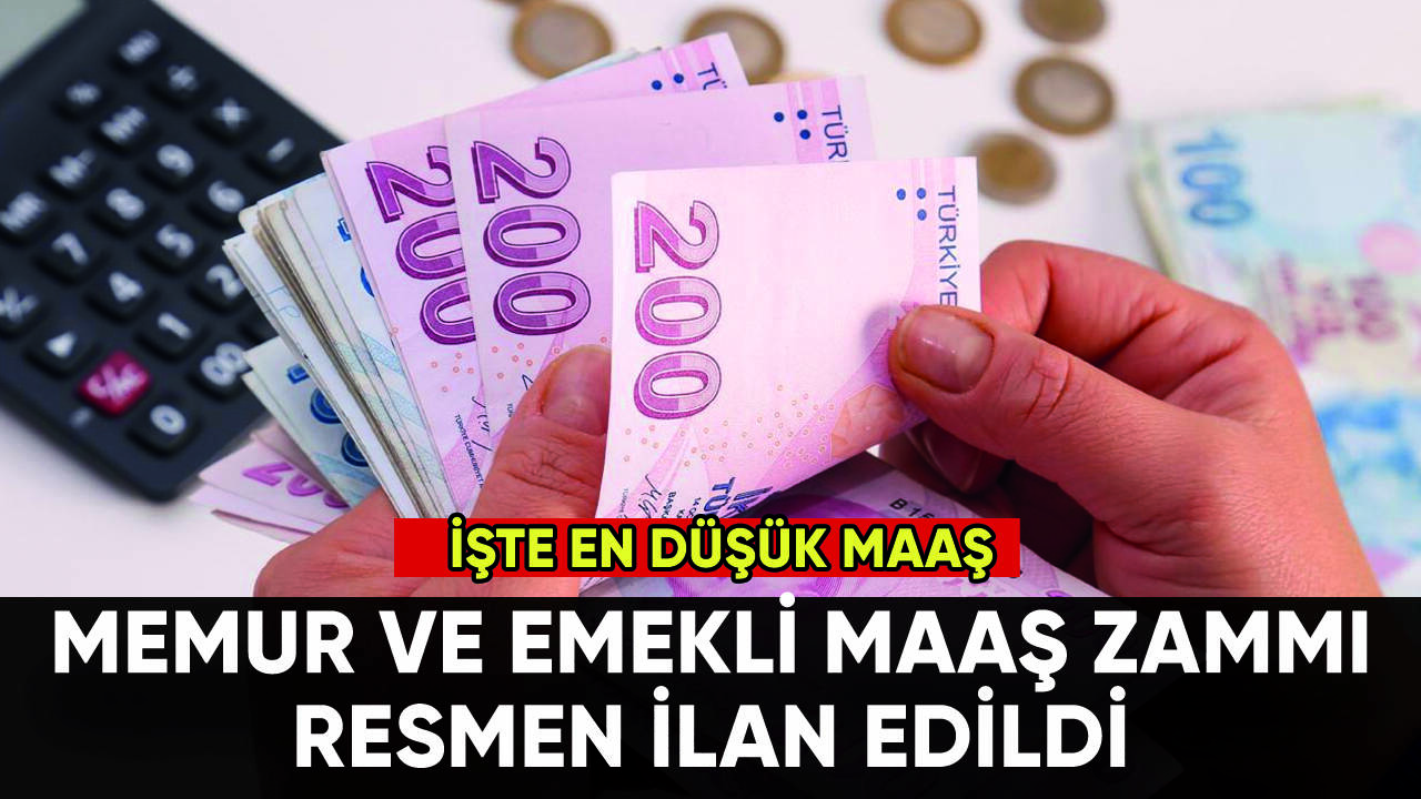 Memur ve emekli maaş zammında yeni gelişme: Resmen ilan edildi