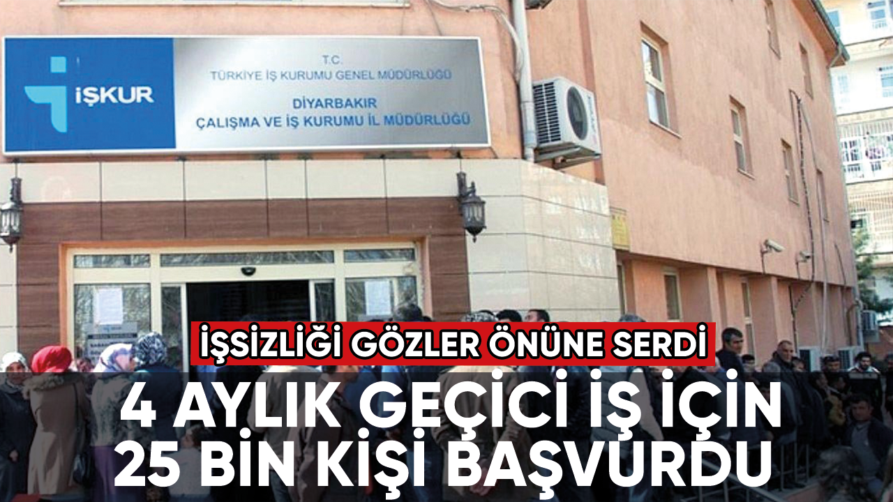 Geçici temizlik işi için 25 bin başvuru yapıldı