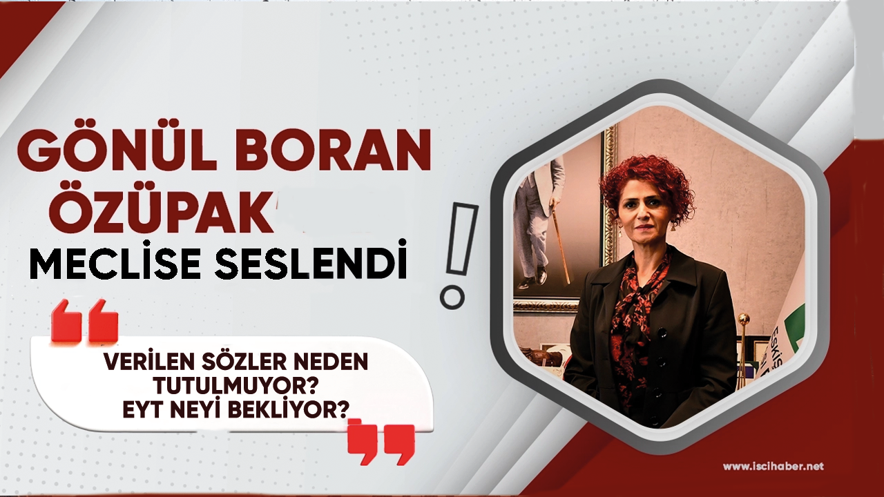 Gönül Boran Özüpak Meclis'e tepki gösterdi