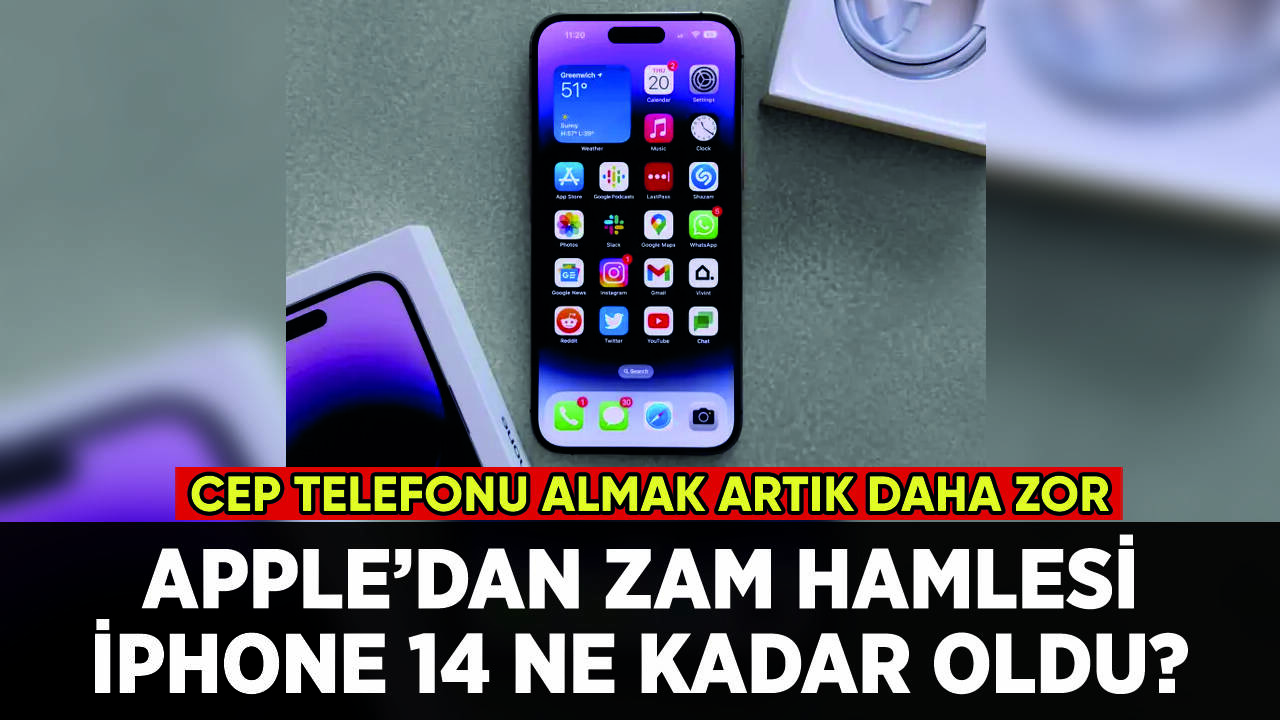 Apple'da fiyatlar değişti: iPhone 14 ne kadar oldu?