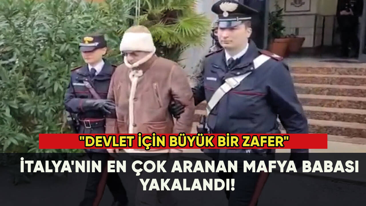 İtalya'nın en çok aranan mafya babası yakalandı!