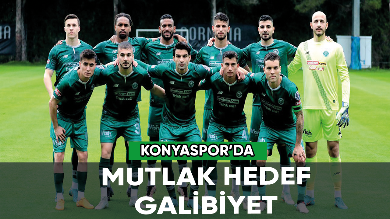 Konyaspor'da hedef 3 puan