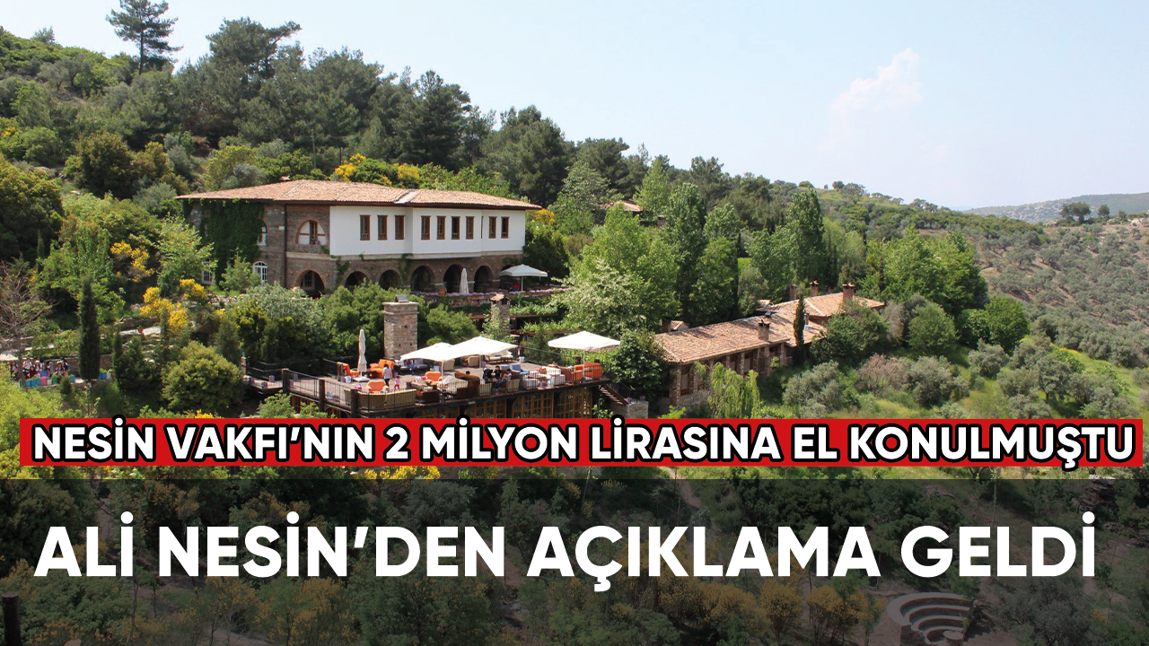 Nesin Vakfı'nın 2 milyonuna el konulmuştu Ali Nesin'den açıklama geldi