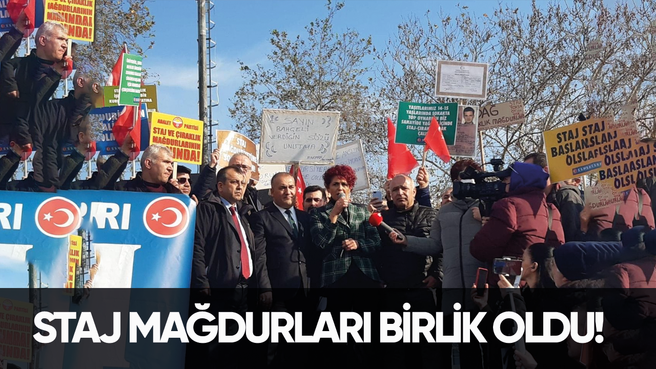 Staj mağdurları birlik oldu!