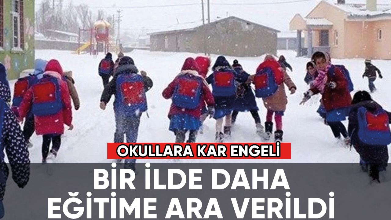 Van'da eğitime kar engeli