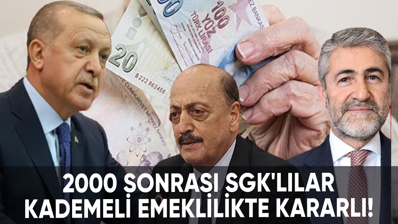 2000 sonrası SGK'lılar kademeli emeklilikte kararlı!