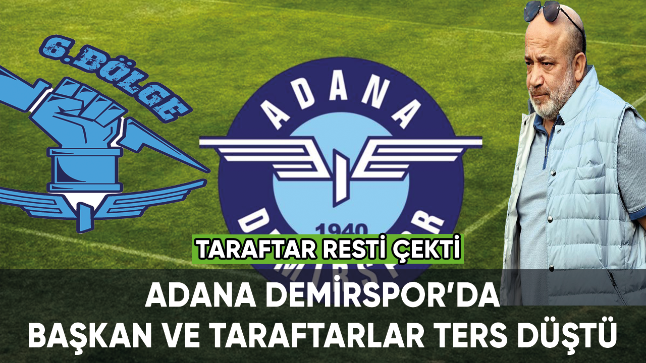 Adana Demirsporlu taraftarlardan, başkana rest: Korkmuyoruz, boyun eğmiyoruz