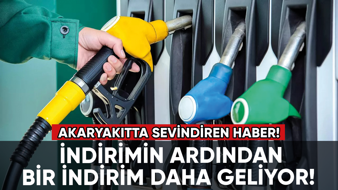 Akaryakıtta sevindiren haber: İndirimin ardından bir indirim daha geliyor!