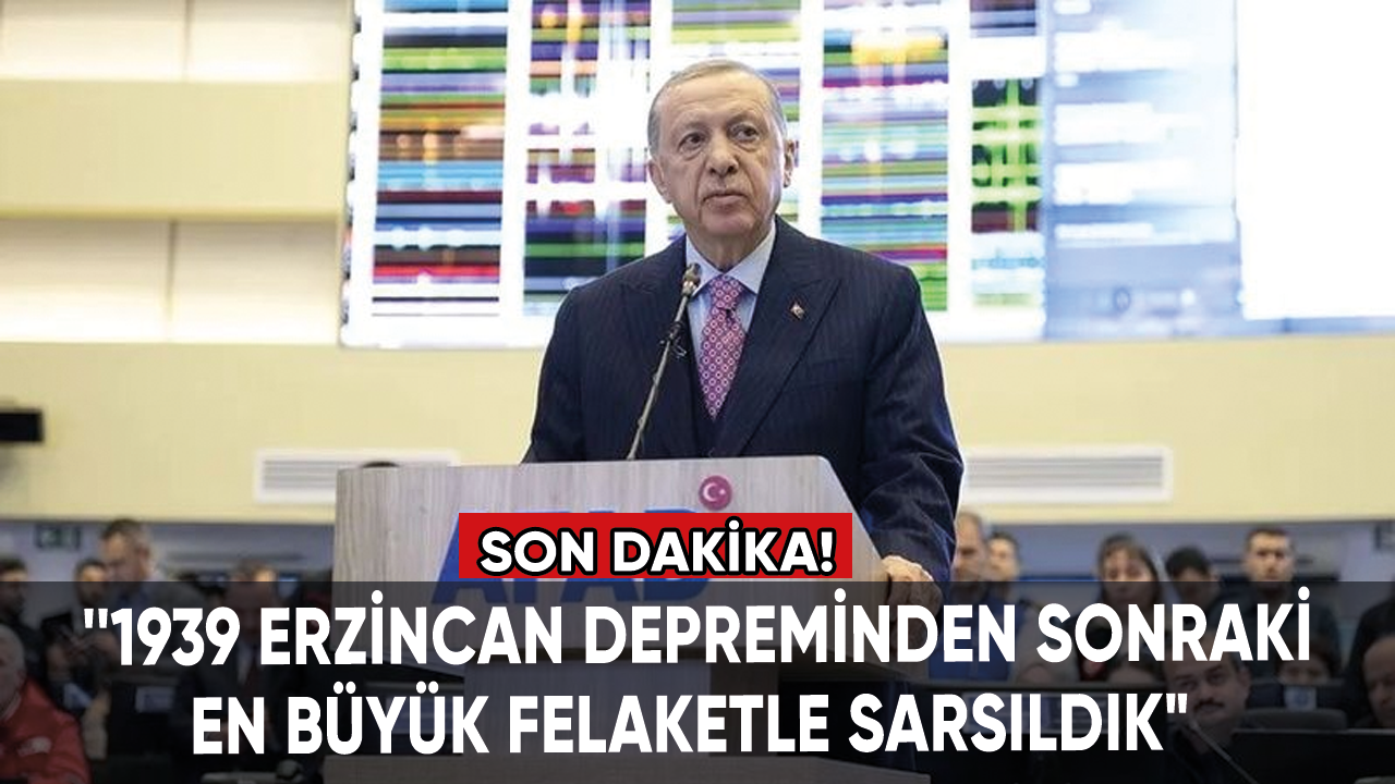 Cumhurbaşkanı Erdoğan: 912 vatandaşımız hayatını kaybetti