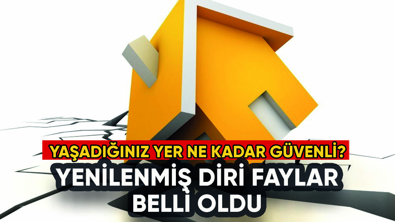 İşte yenilenmiş diri fay haritası: Yaşadığınız yer ne kadar güvenli?