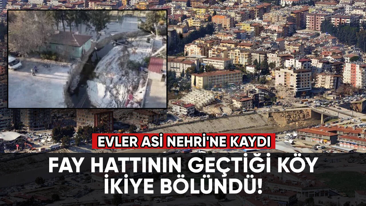 Fay hattının geçtiği köy ikiye bölündü!