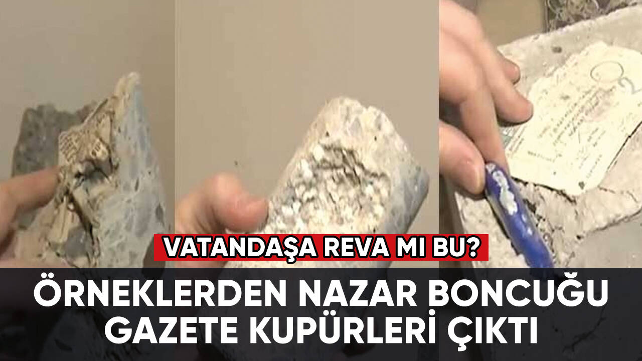 Görenler hayret etti: İçinden nazar boncuğu ve gazete kupürleri çıktı