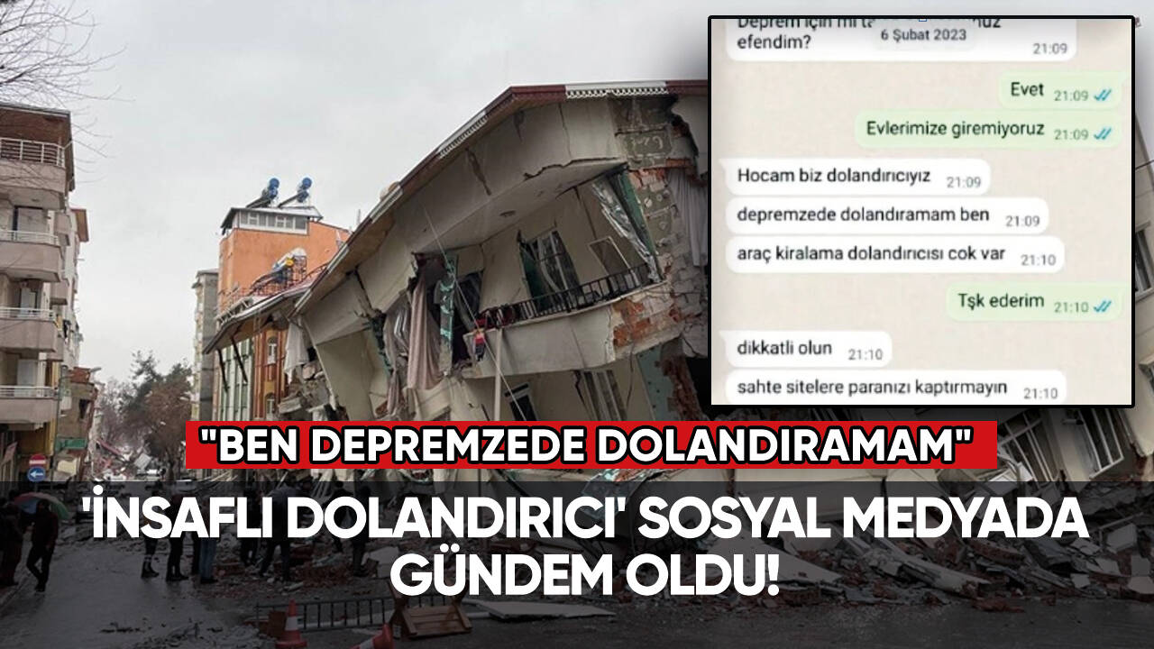 'İnsaflı dolandırıcı' sosyal medyada gündem oldu!