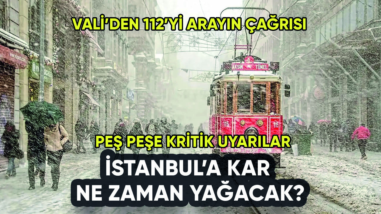 İstanbul'a kar uyarısı: O güne kadar etkili olacak