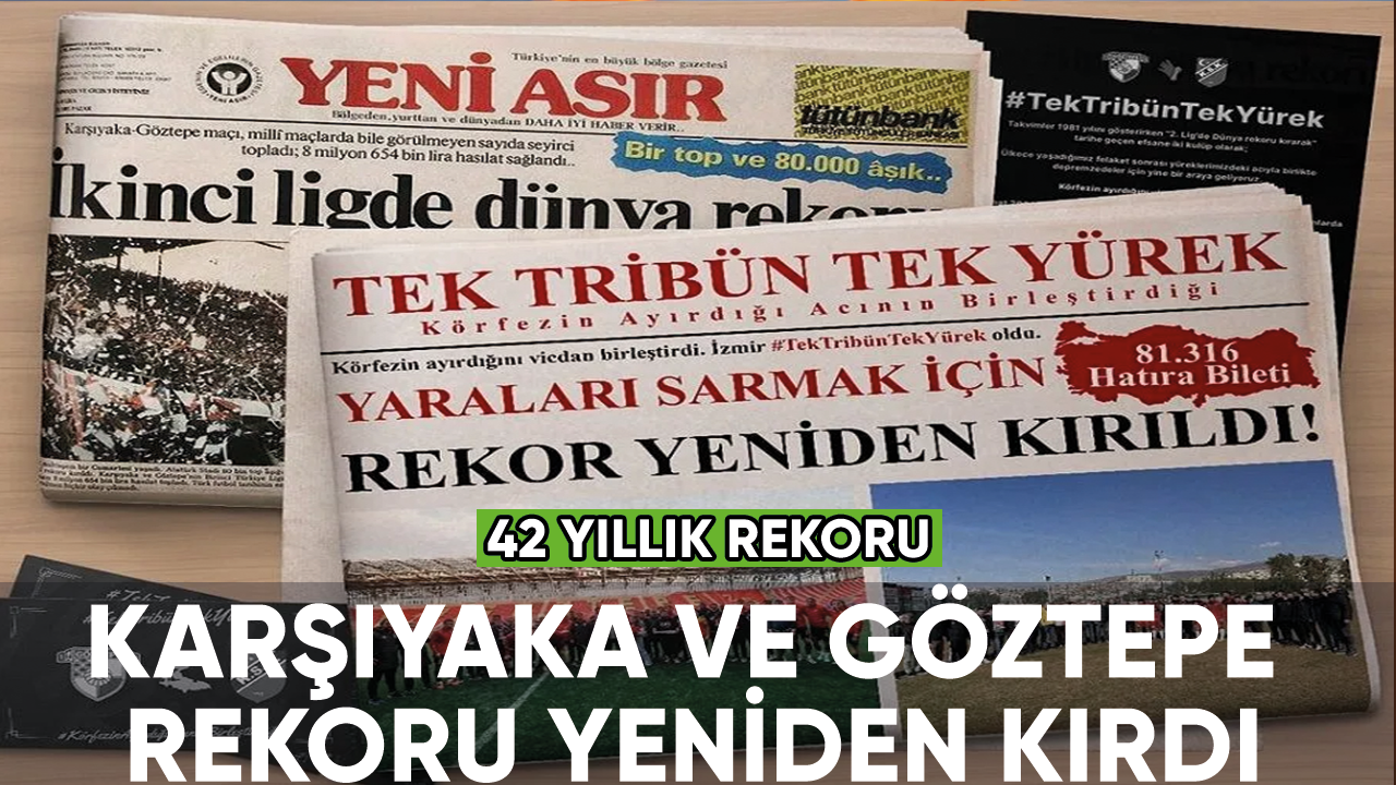 Karşıyaka ve Göztepe rekoru yeniden kırdı