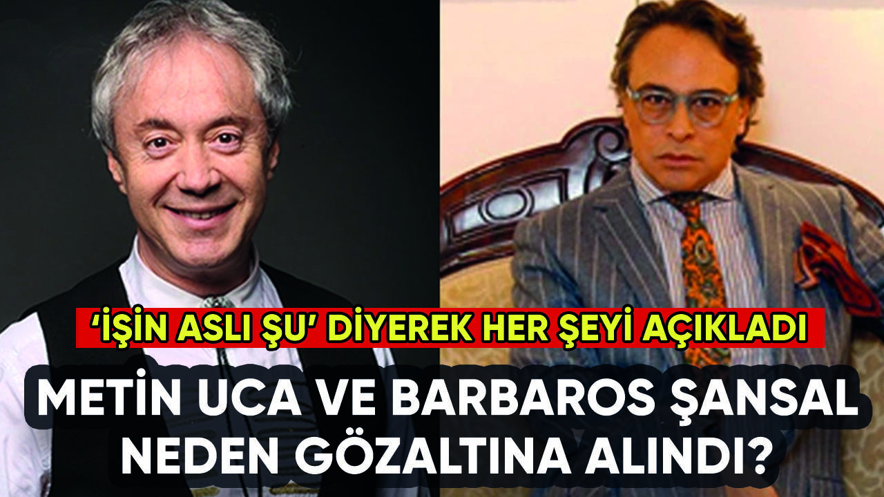 Metin Uca ve Barbaros Şansal neden gözaltına alındı?