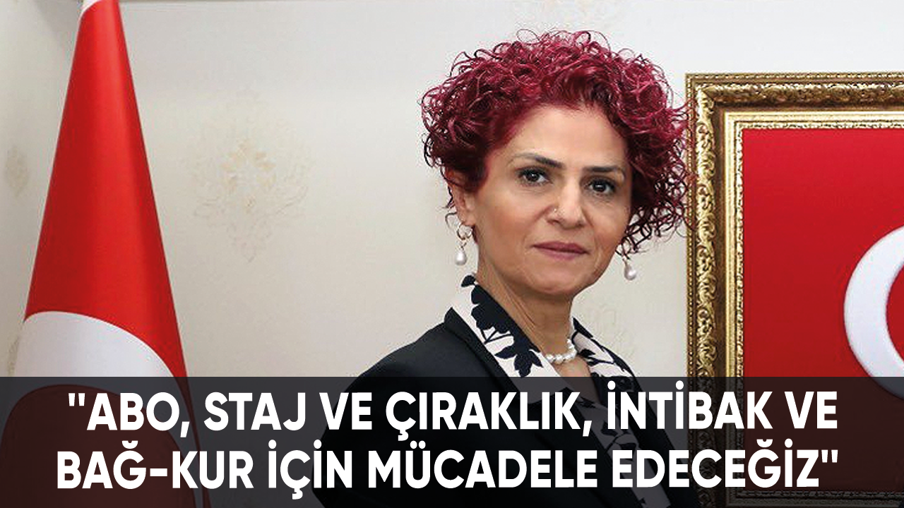 Özüpak: ABO, staj ve çıraklık, intibak ve Bağ-Kur için mücadele edeceğiz