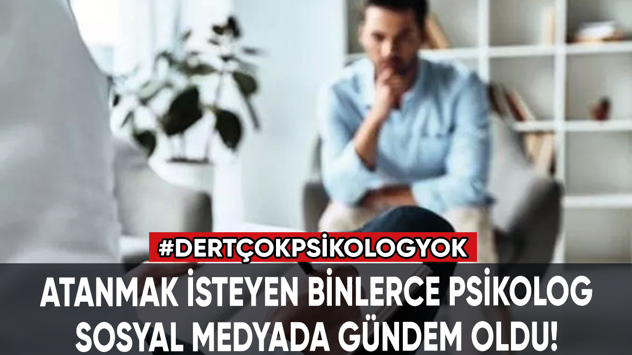 Psikologlar atanmayı bekliyor!